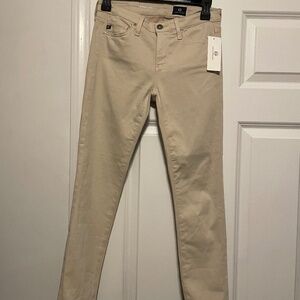 AG Adriano Goldschmied Cigarette Crop super stretch sateen Women’s Size 24 NWT